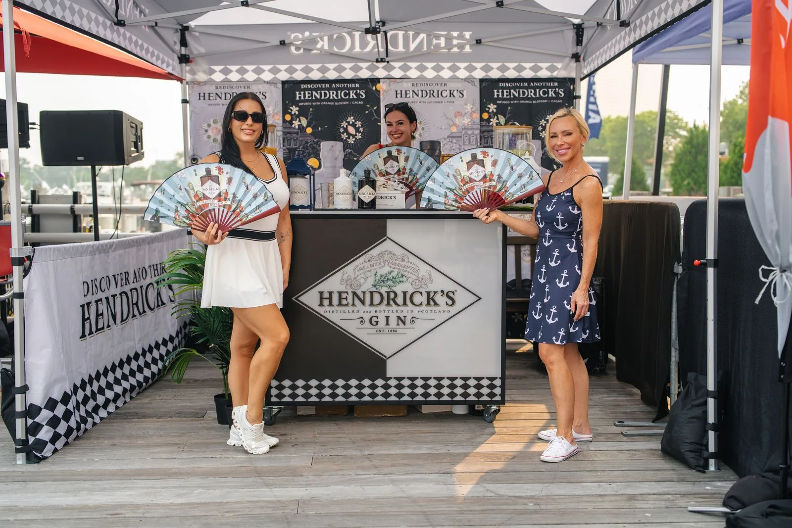 Hendrick's Gin hospitality activation at the Atlantic City marina